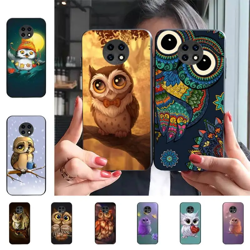 

Animal Cute Cartoon Owl Phone Case For Redmi 9 5 S2 K30pro Silicone Fundas for Redmi 8 7 7A note 5 5A Capa