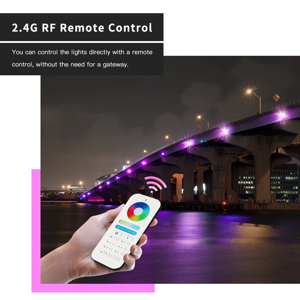 ZIGBEE Pro Smart LED потолочные светильник 30 Вт RGBCCT открытый IP65 Водонепроницаемый Ссылка