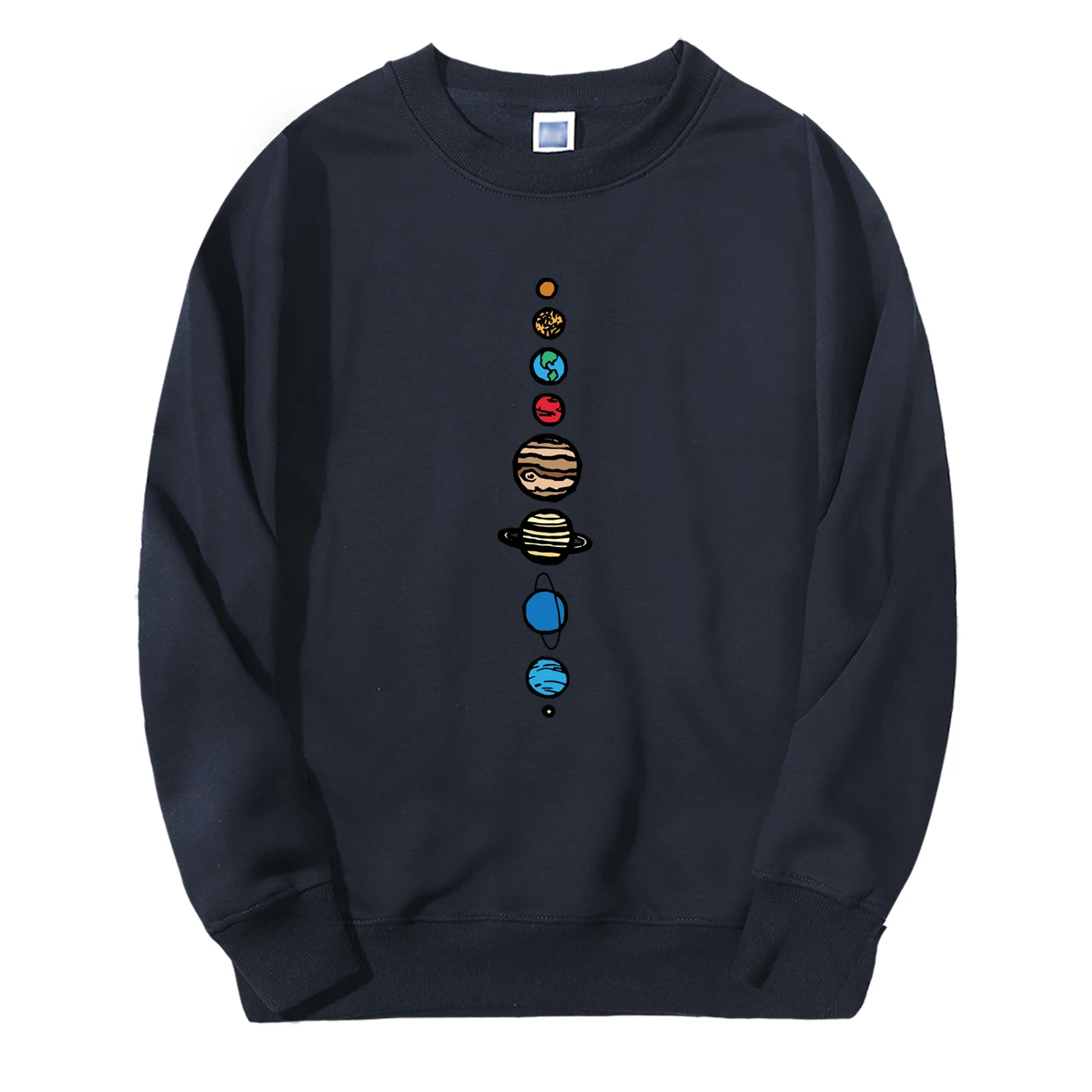 Мужская толстовка с капюшоном Planets color теплая флисовая высокого качества
