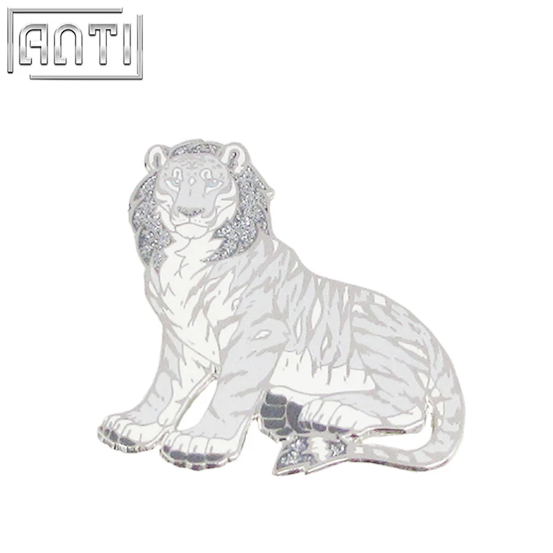 Оптовая продажа жесткие эмалированные булавки для собак металлические броши