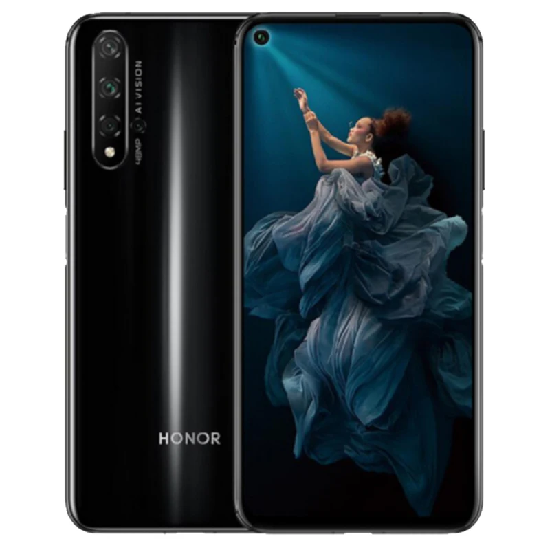 Оригинальный телефон Honor 20 4G LTE Android 980 Восьмиядерный процессор Kirin 9 0 6 26 дюйма 2310x1080