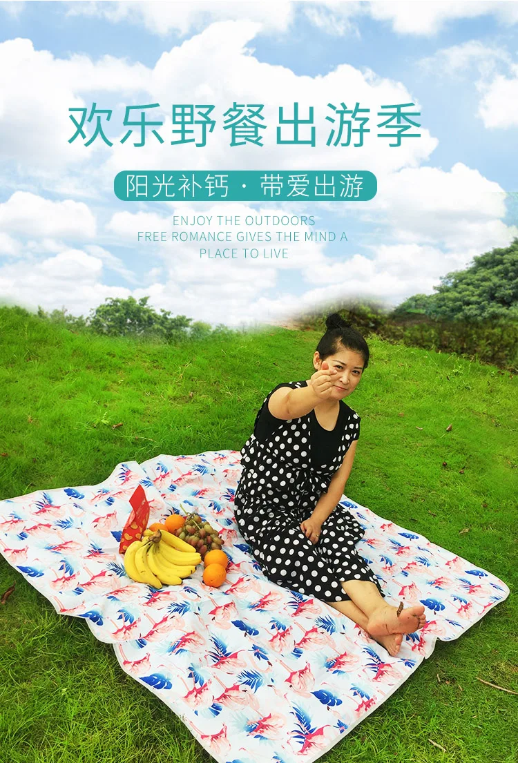 

Коврик для пикника, водонепроницаемый, ульсветильник, из ПВХ, с героями мультфильмов