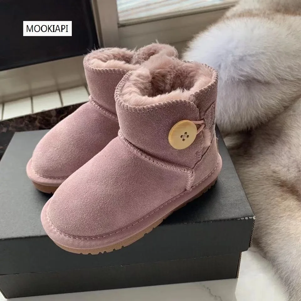 2020 г. Австралийский бренд детские зимние ботинки 100% натуральная кожа самая