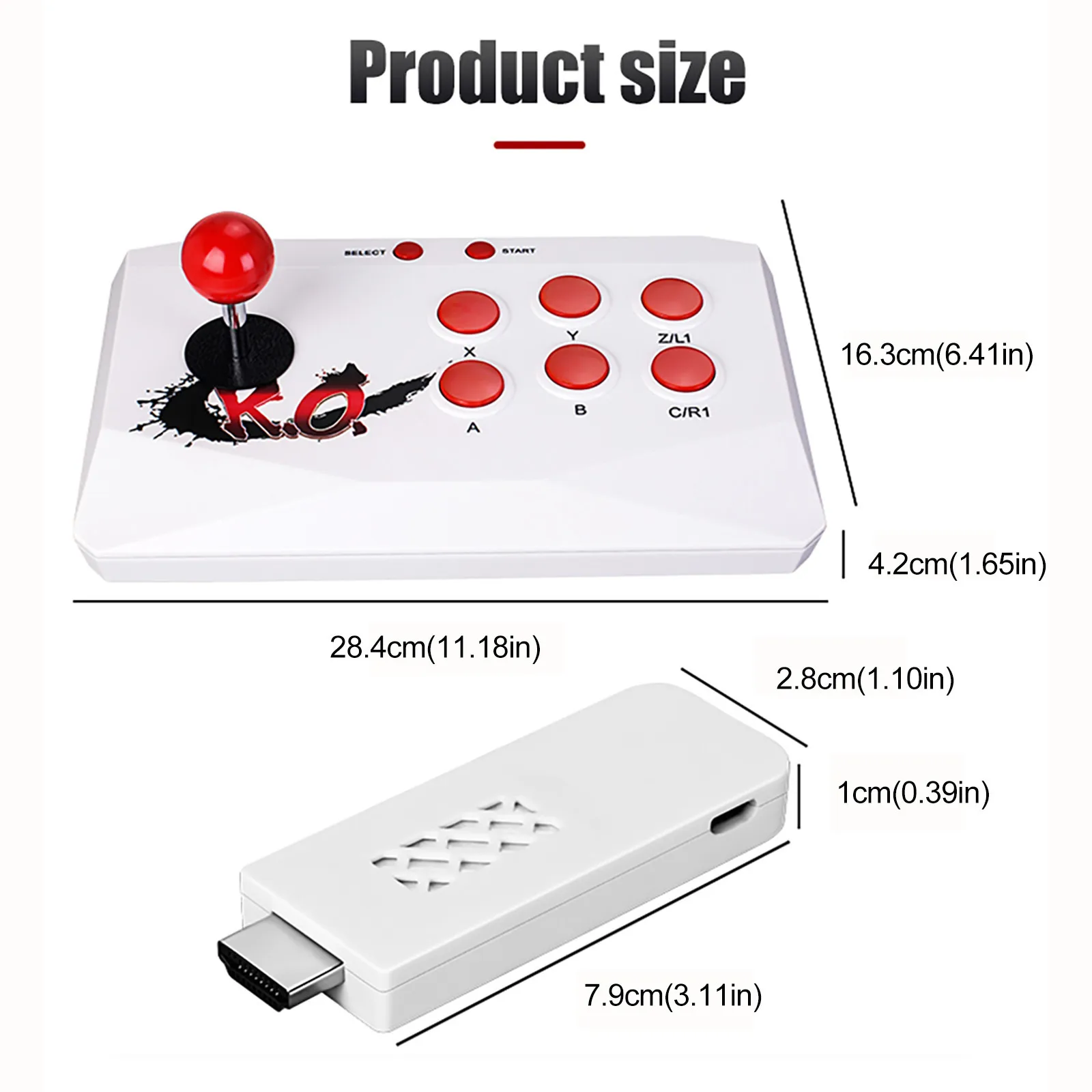 Игровая консоль A11s Rocker Arcade Hdmi-совместимая с Hd Tv Fc Беспроводная игровая приставка