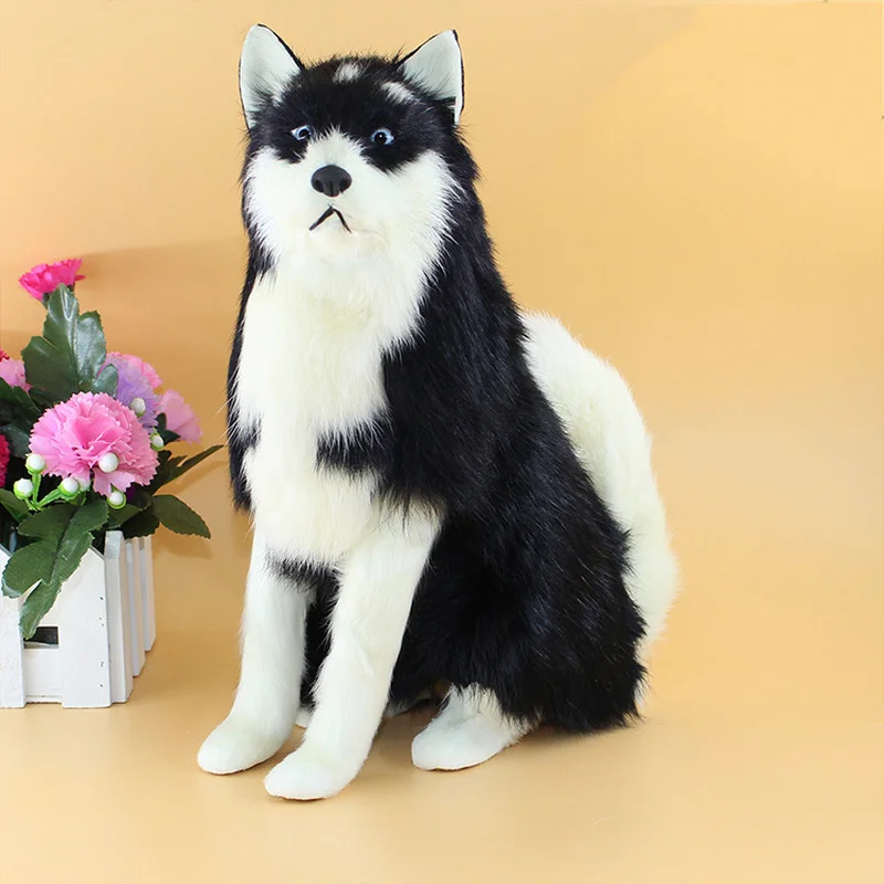 Имитация настоящая собачка подарок для ролевых игр Настольная мебель имитация