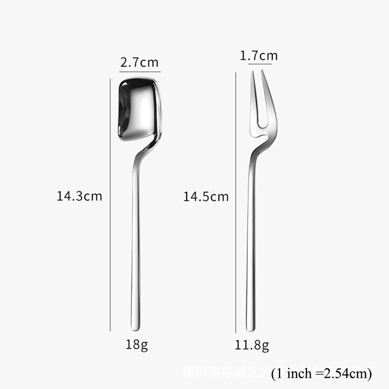 Ложка из нержавеющей стали с длинной ручкой ложка для смешивания мороженого чая