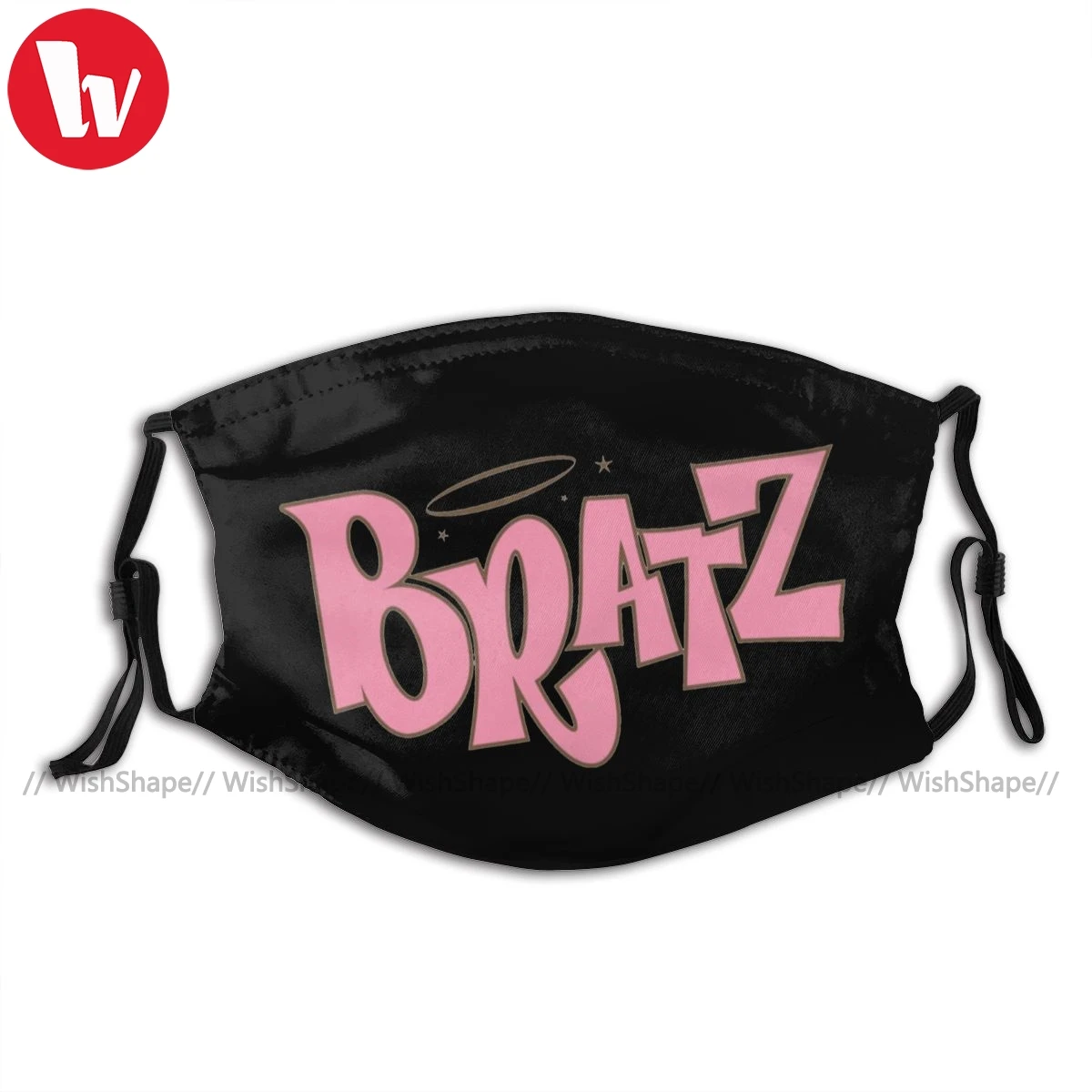 

Angel Mouth Face Mask Bratz Angelz Facial Mask Funny Fashion with 2 Filters for Adult Mask