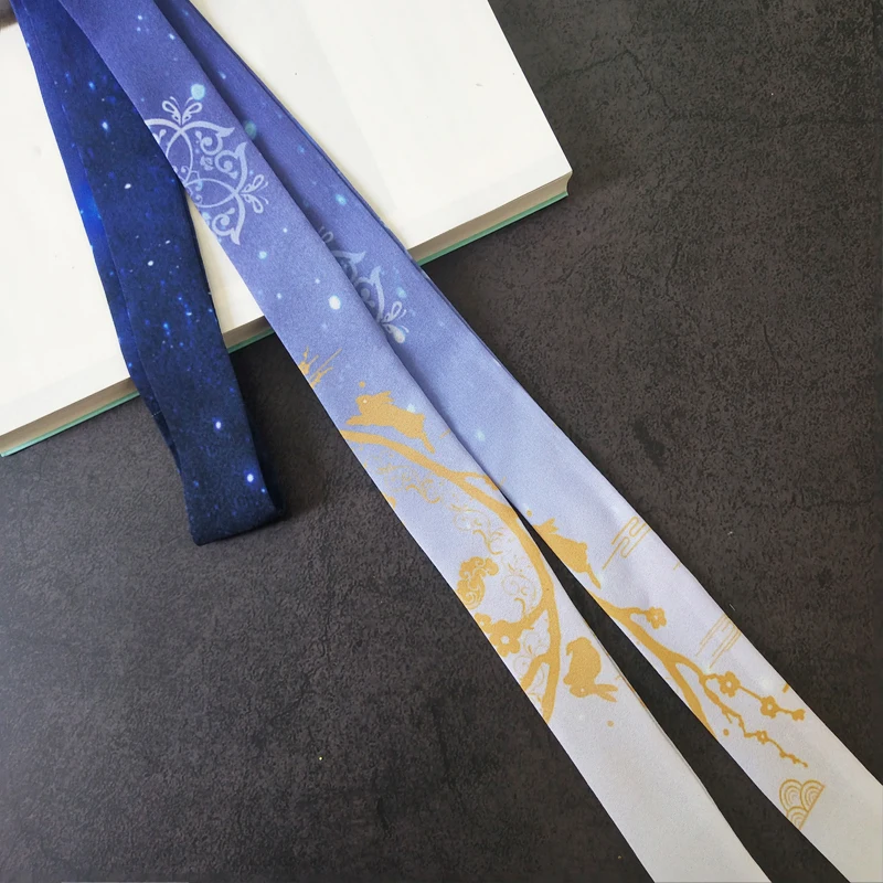 Повязка для волос hanfu в античном стиле иммортическая шифоновая многоцветная