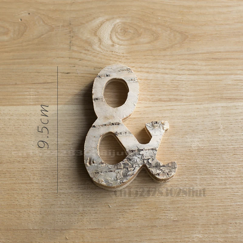 

Nordic Natural Wood Bark Numbers 0-9 3d Wall Sticker By Birch Digital for Hotel Door Cafeteria Bar Home Decoration Props