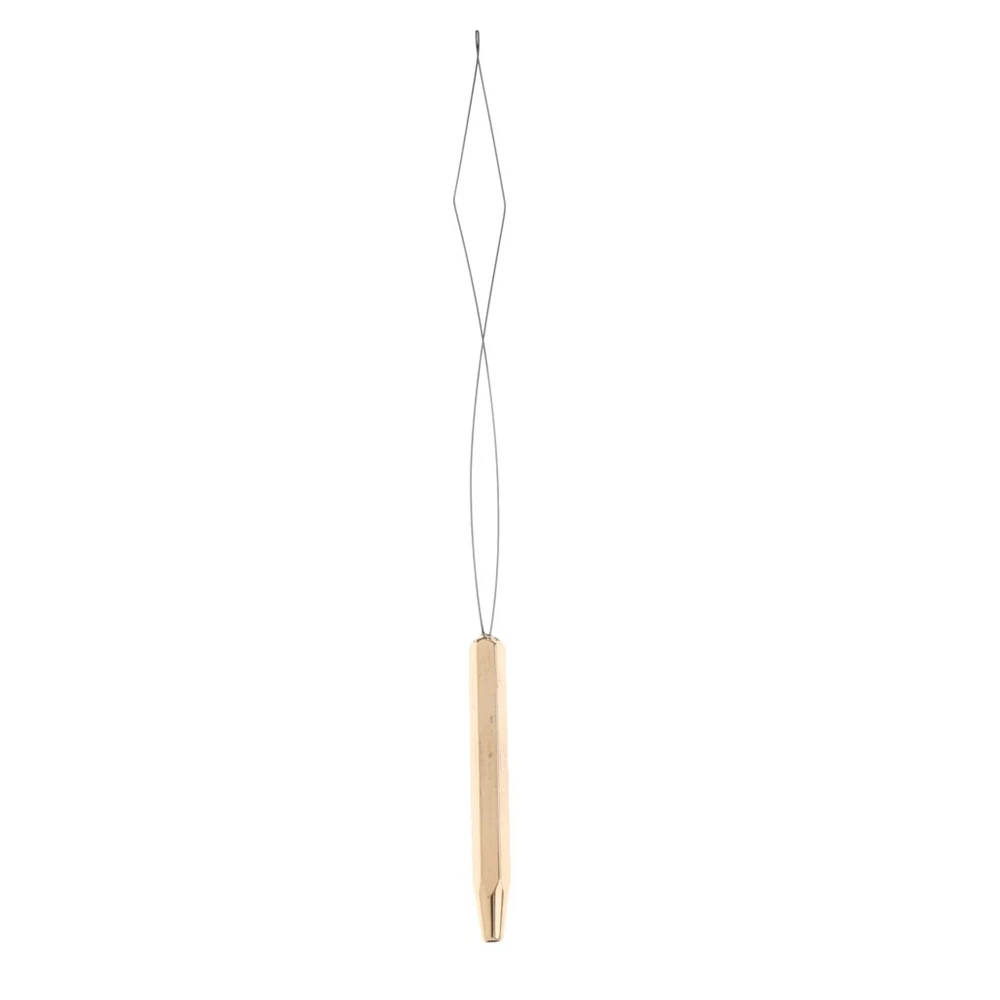 1PCS Brass Bobbin Threader Fly Fishing Tying Thread Half Bug Binding Tools | Спорт и развлечения