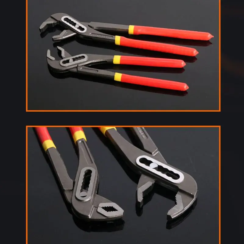 

Pliers Set - 8/10/12Inch Water Pump Pliers Quick-release Plumbing Pliers Havy Duty Straight Jaw Groove Joint Plier Manual Tools