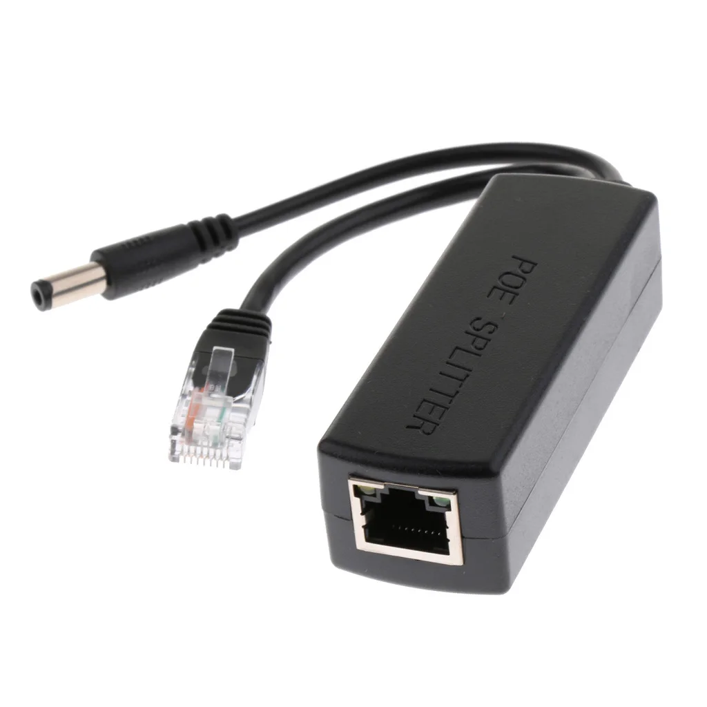 1 шт. активный 12 В PoE мощность по Ethernet сплиттер адаптер IEEE 802.3af 10/100 Мбит/с|Точки