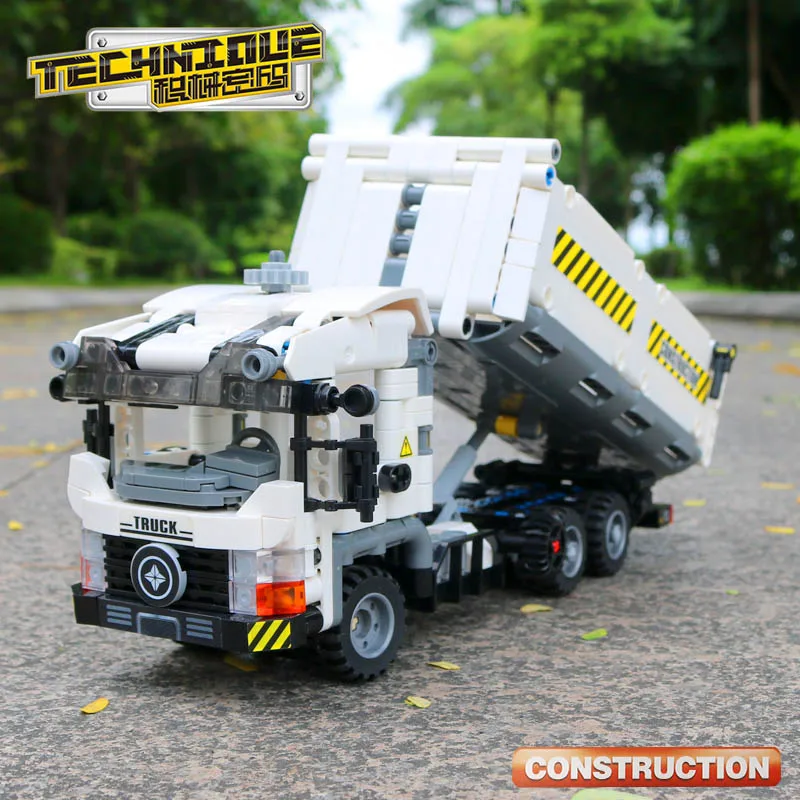 Yeshin 701704 Technic игрушечные машинки, набор грузовиков, строительные блоки, кирпичи, строительные игрушки для грузовиков, детские рождественские подарки
