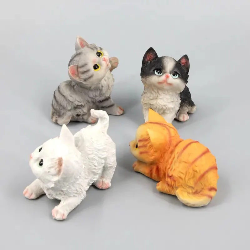 3d имитация формы для торта с кошкой животный милый котенок мусс силиконовая форма для шоколада Jelly желе мыло Арома свеча гипсовая форма