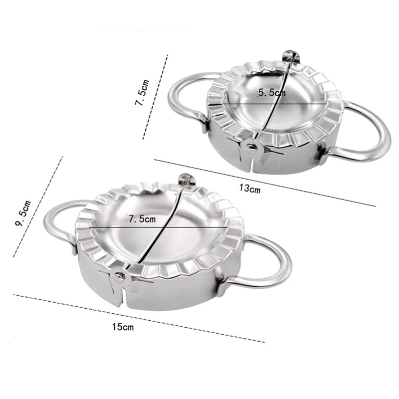 

S/l Dumpling Makers Stainless Steel Easy Dumpling Mold Chinese Special Food Jiaozi Mould Cooking Pastry Tool Kitchen Accessories
