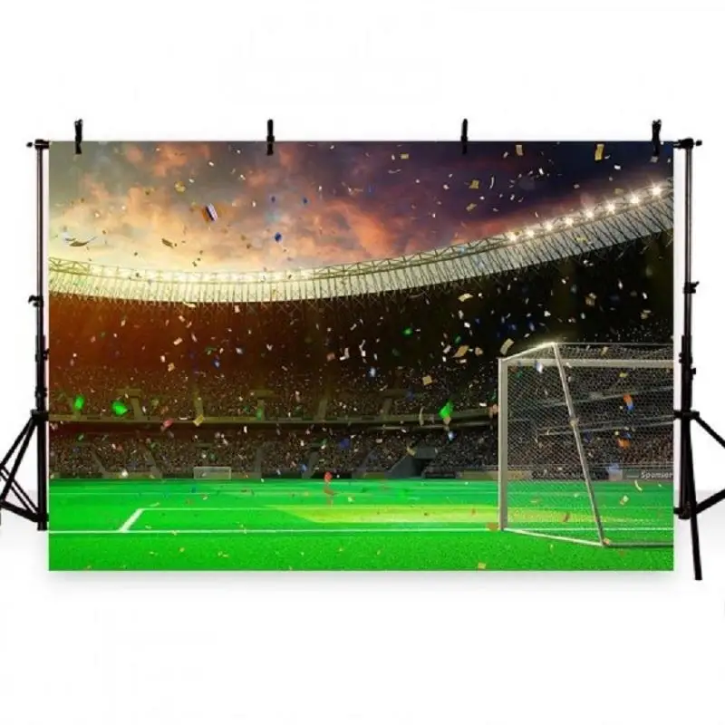 

Nitree Photo Studio Photo Props Soccer Backdrops зеленый Виниловый фон NI-20201985