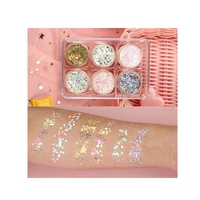 free shipping childrens stage show makeup face eye accessories diamond gel show sequins glitter eyeshadow glitter bright stars