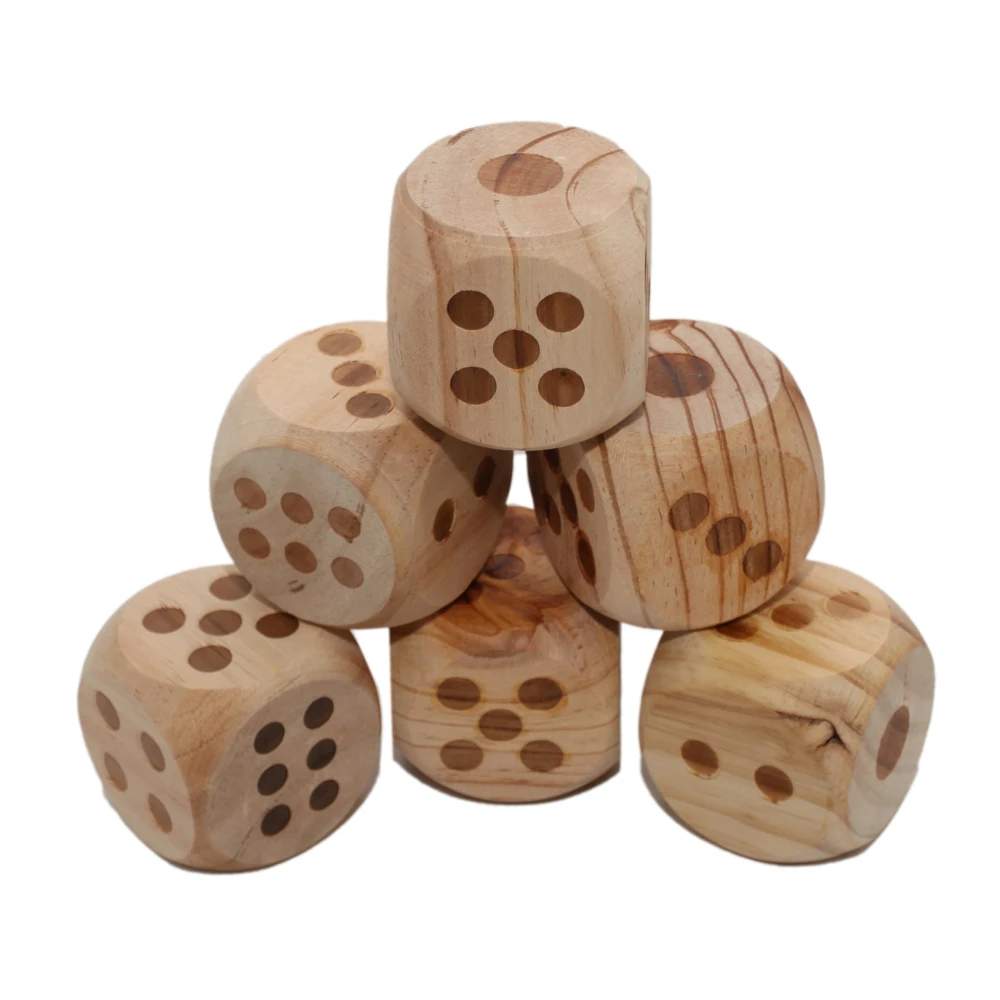 Гигантские кубы дерево 6 штук |