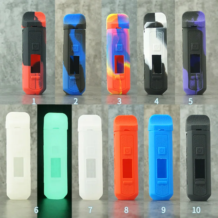 

5pcs Protective silicone case for smok rpm Pod Mod Vape kit texture skin rubber sleeve cover fit Smok rpm