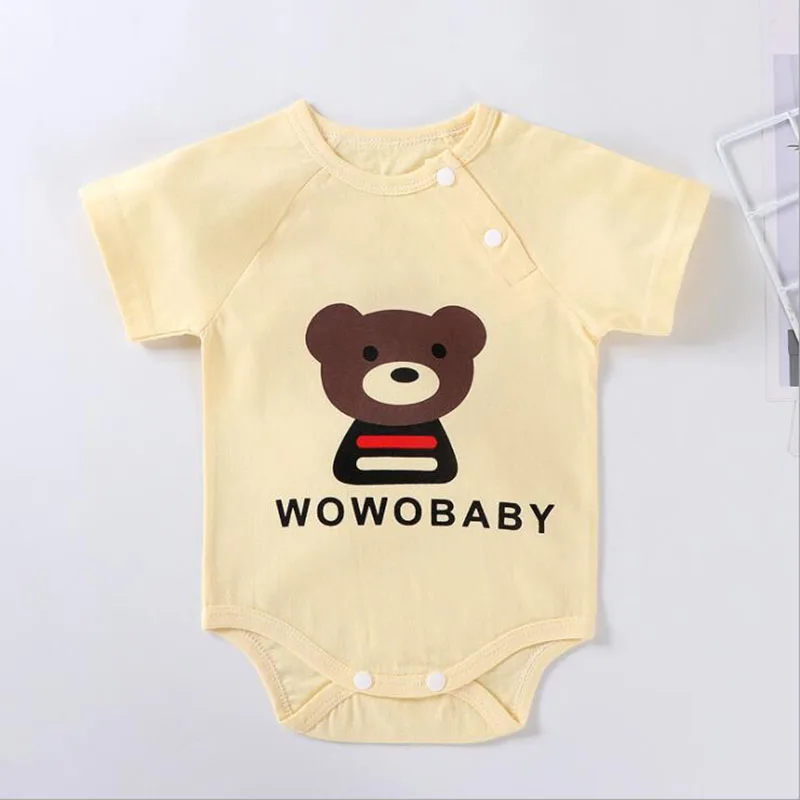 

2021 Baby Summer Clothing Infant Newborn Baby Girl cotton Romper Short Sleeve Jumpsuits for Baby Kids