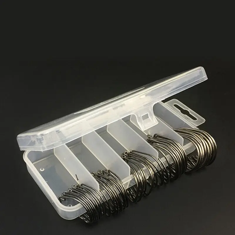 51 шт. рыболовные крючки из высокоуглеродистой стали червь Сенко приманка джиг с