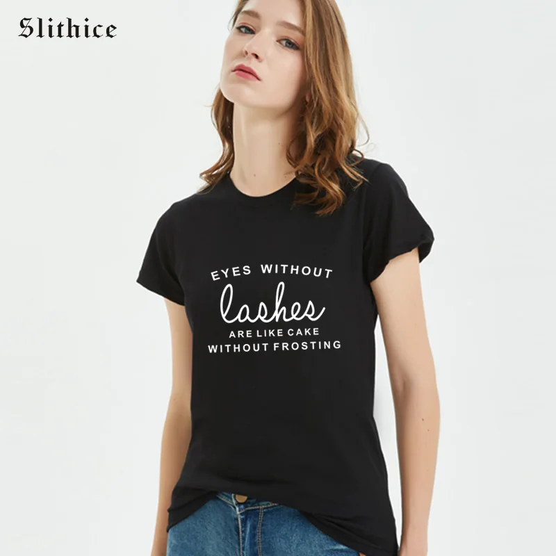 Slithice глаза без ресницы похожи на торт глазурь футболка Hipster Топ с короткими