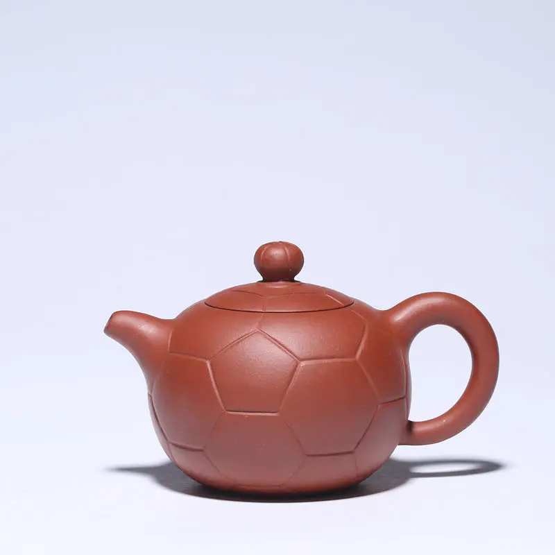 

Yixing Zisha teapot master manual raw ore clear cement football Teapot Tea Set Gift Shop