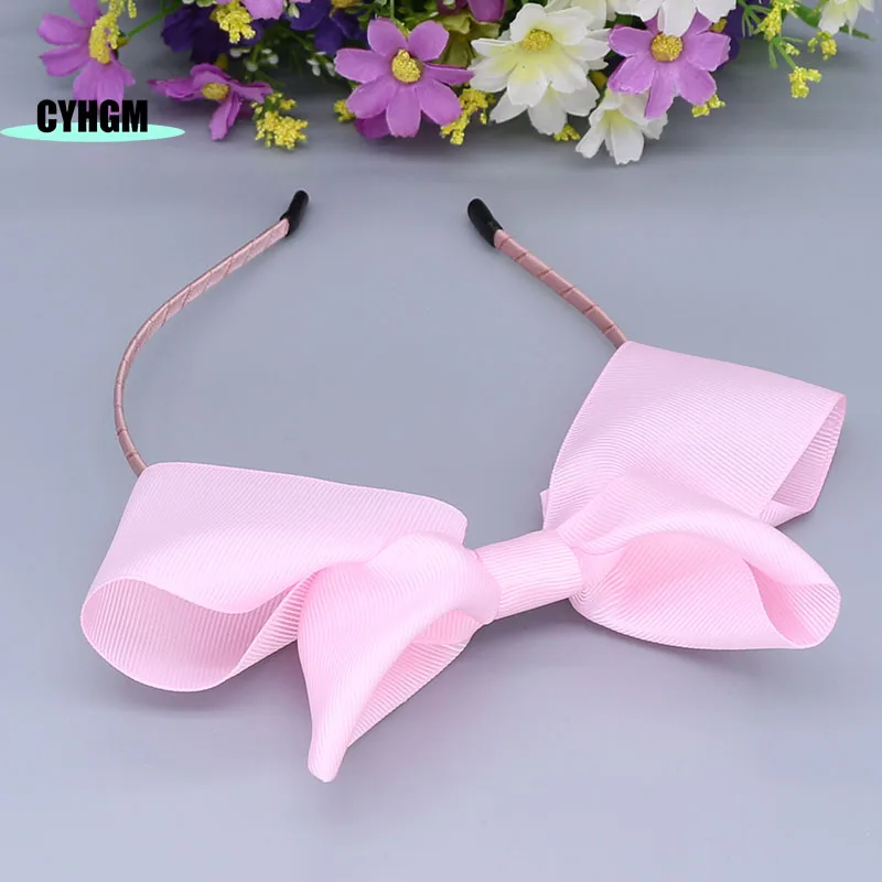 Новинка модные розовые Завязки для волос девочек набор зажимов эластичная