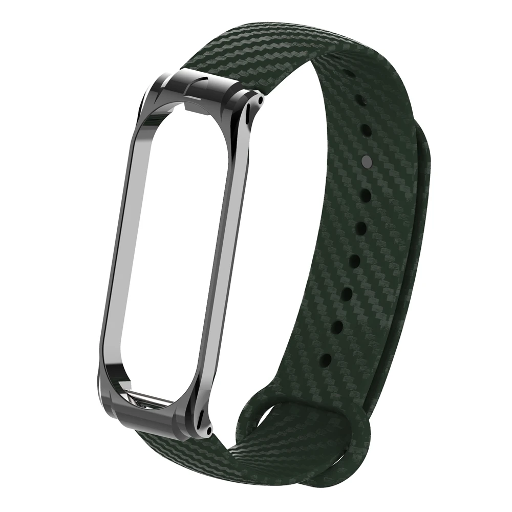 HANGRUI mi Band 3 4 ремешок для Xiaomi mi band 2 силиконовый ремешок умный Браслет mi band 3 4 аксессуары сменный спортивный браслет - Цвет: color 4