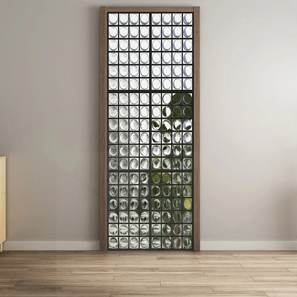 Самоклеящиеся водонепроницаемые дверные наклейки из ПВХ современные