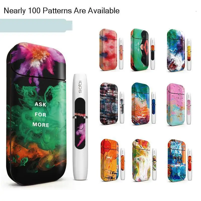 Волшебная Акула тигр череп стикер в стиле панк стерео пленка для IQOS 2 4 p Plus печать