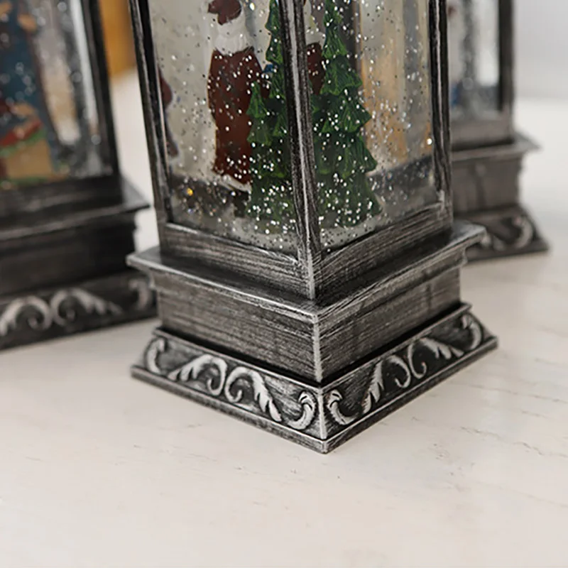 Европейский светильник в стиле ретро Рождественский подарок Ночной с музыкой