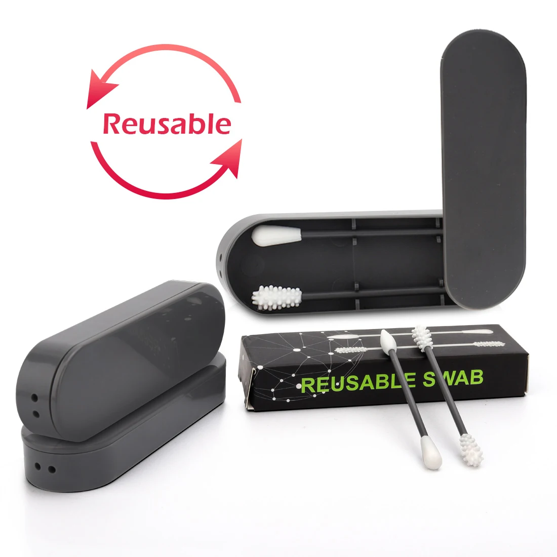 2 шт. многоразовые ватные палочки для ушей | Красота и здоровье