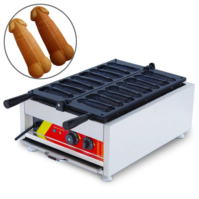 Коммерческая электрическая вафельница для пениса вафельная машина 8 штук хот