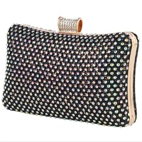 new women diamond evening clutch bags full side wedding bags mini bling shoulder bags party dinner wallets drop shipping