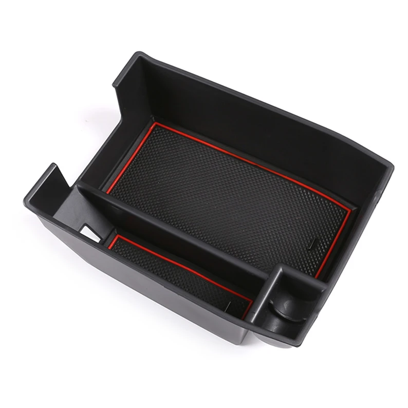 

Car Armrest Center Storage Box Container Glove Organizer Case For Volkswagen VW Touareg 3th 2019 2020 2021