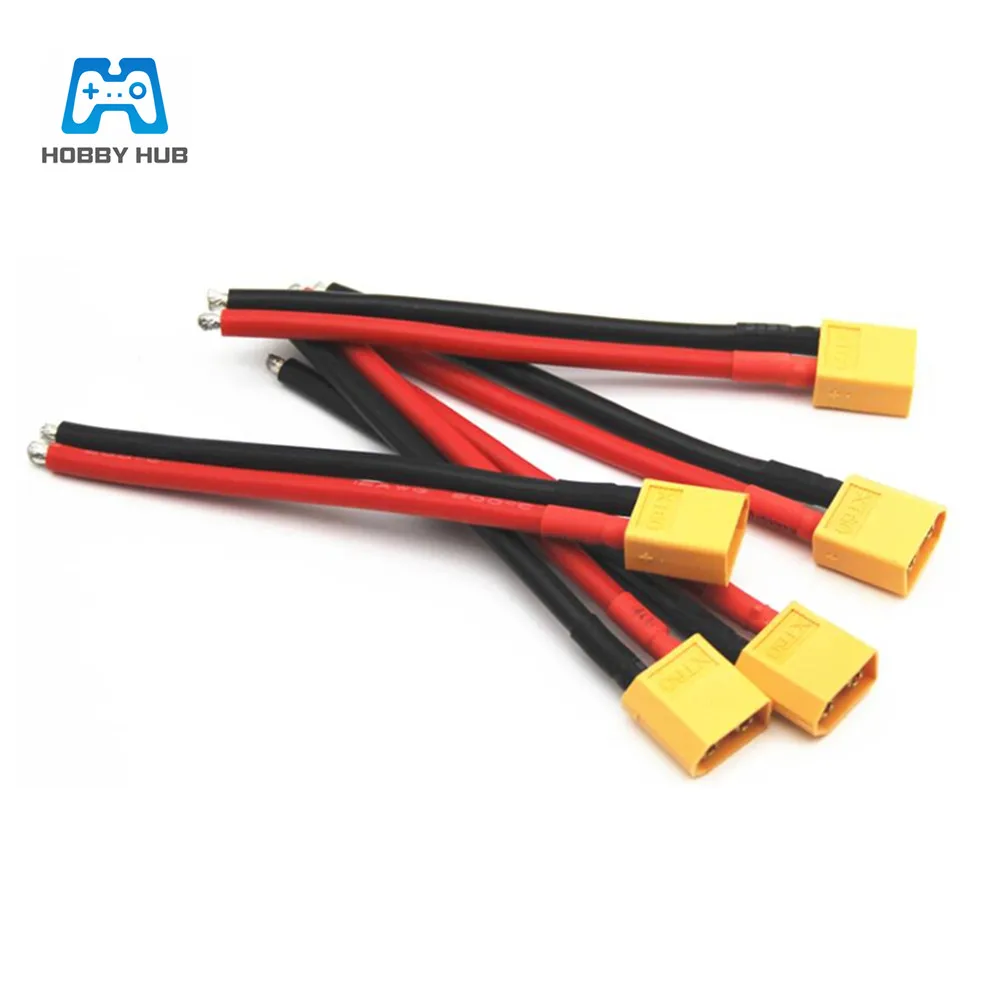 3 шт. Штекерный Разъем XT60 с силиконовым проводом 12 AWG мягкий силиконовый провод