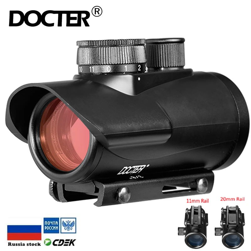 Голографический прицел Red Dot 1x30 11 мм и 20 крепление на рельс Вивера для тактической
