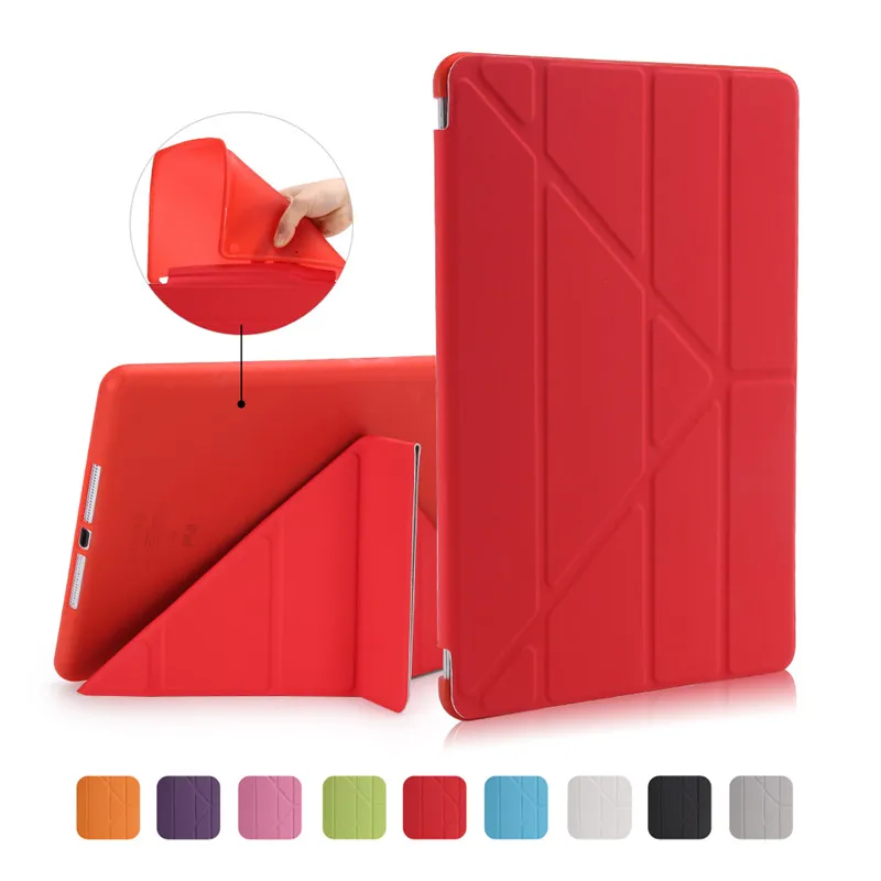 Цветной мультяшный чехол для Apple нового iPad 9 7 2017/2018 умный Funda Sablet модель A1822 A1823