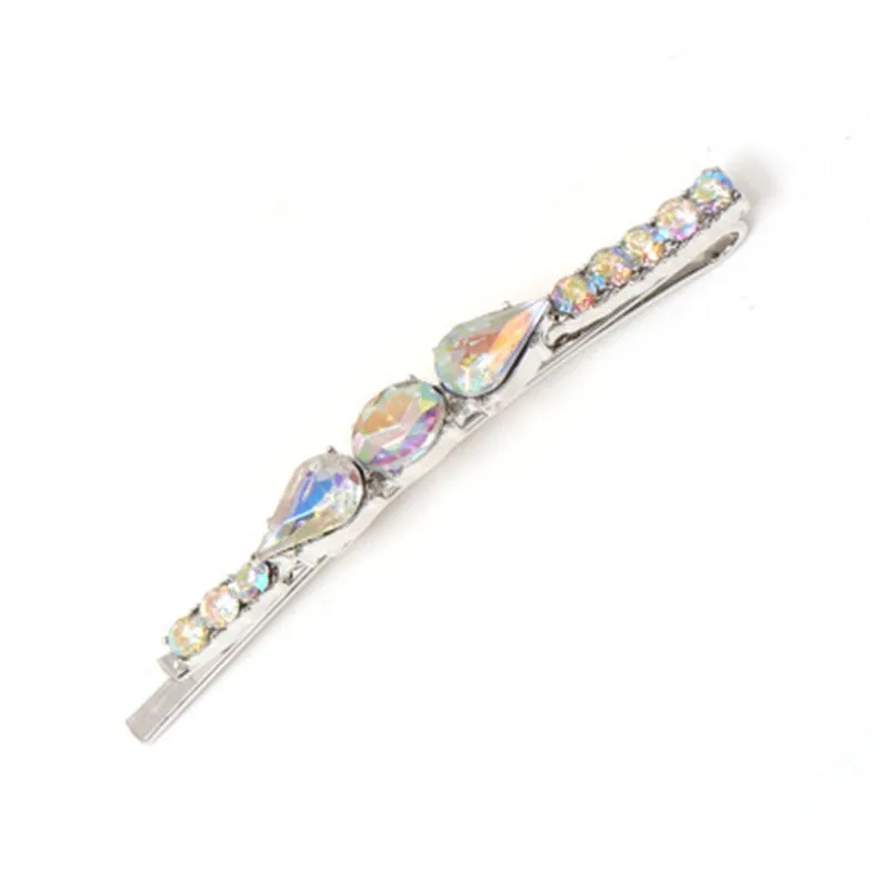 Женские заколки для волос корейский стиль ручная работа белый циркон стразы