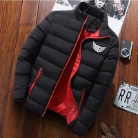 2021 mens warm cotton jacket mens parka warm and strong turtleneck windbreaker casual 3xl jacket winter