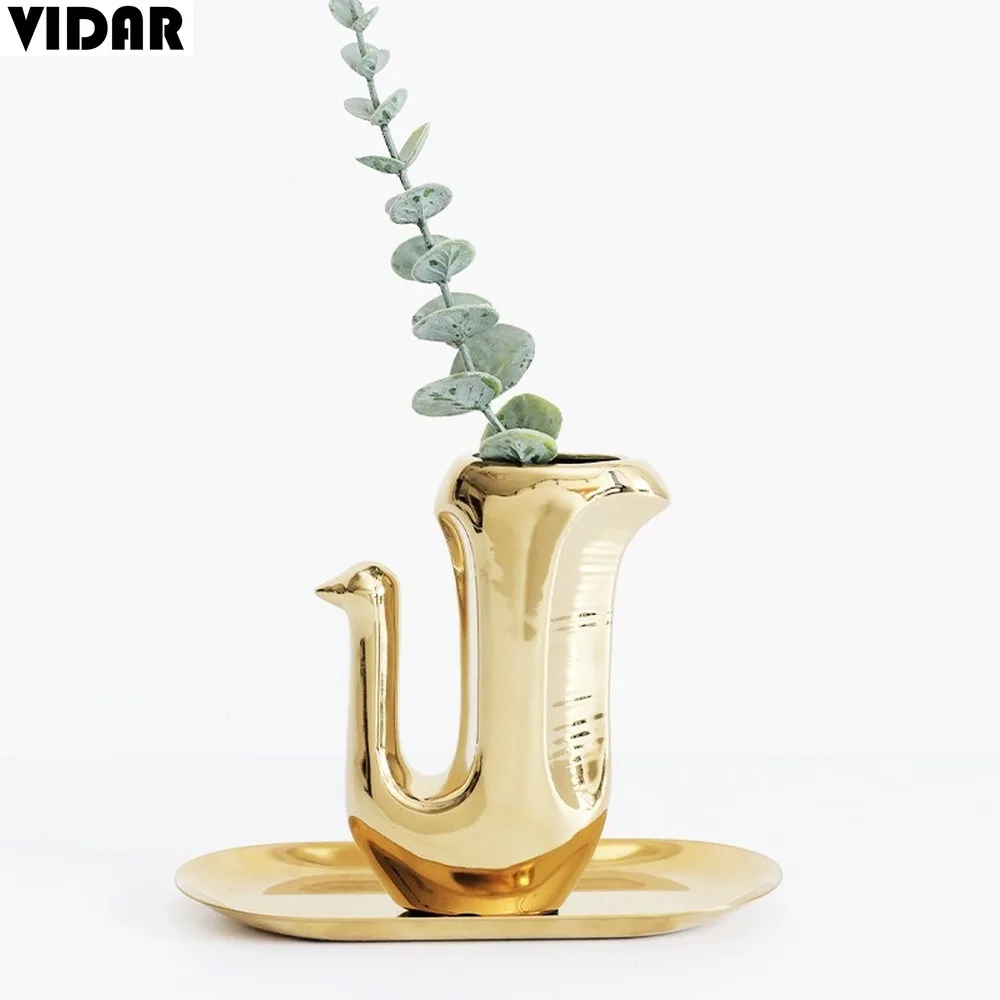 VIDAR скандинавский домашний интерьер золотые милые маленькие животные