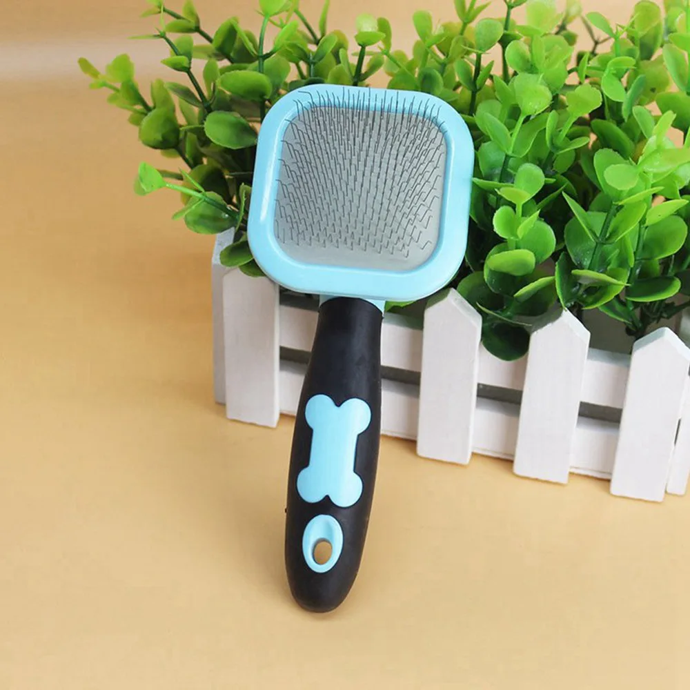 Вращающаяся на 360 градусов Расческа для собак Массажная щетка кошек расчески с