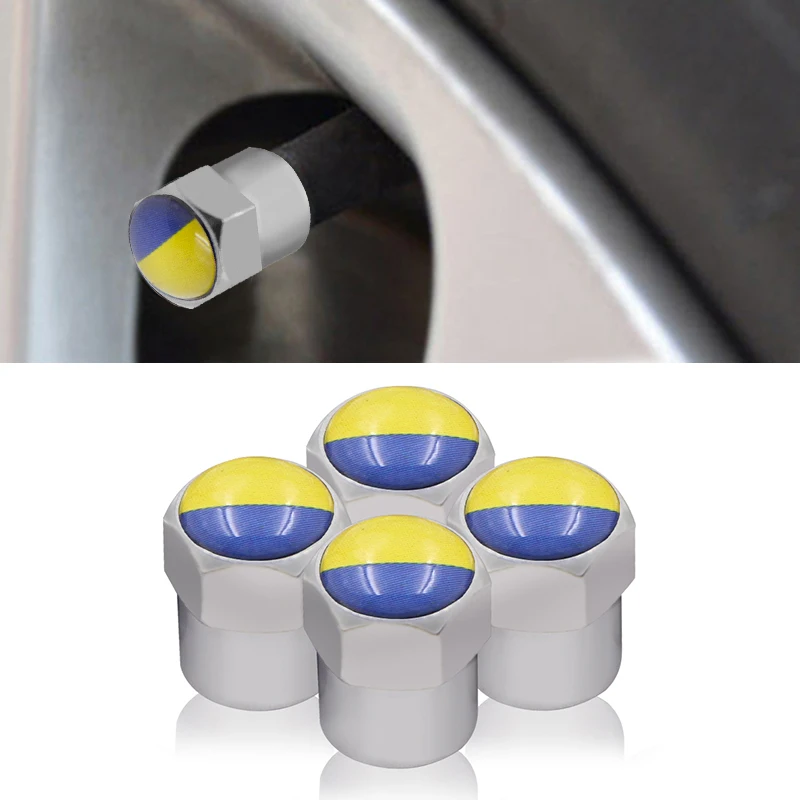 4 шт. автомобильных колес шины воздушные клапанные стержни шапки национальный