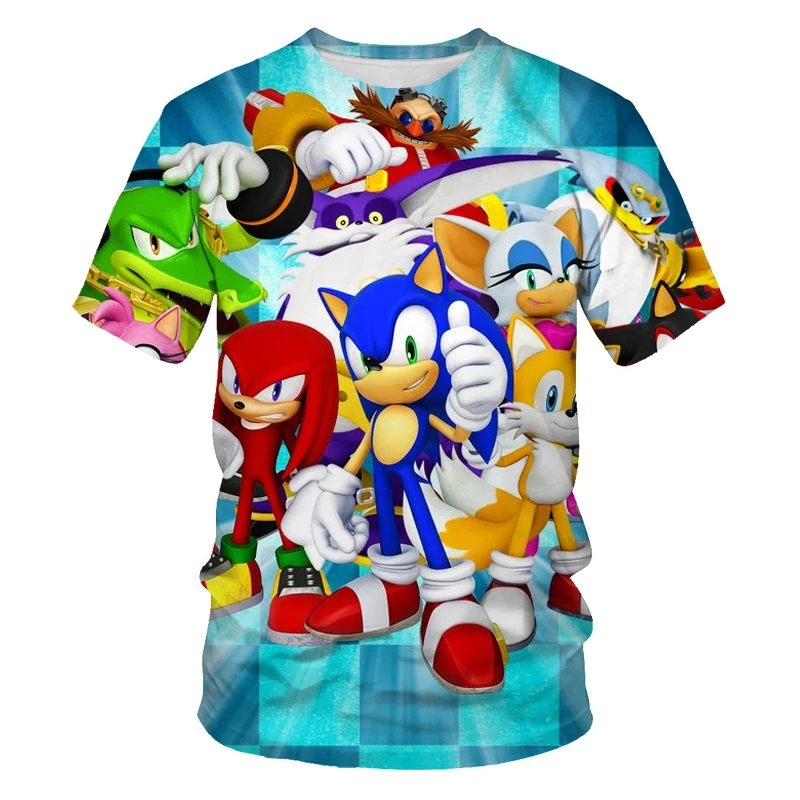 

2021 summer new super breathable men's T-shirt 3D printing Harajuku fashion children's anime graphics 3DT shirt