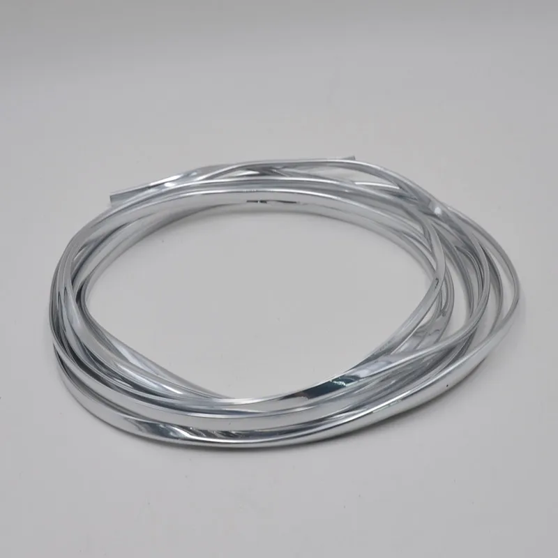 Хромированная защитная накладка для края двери автомобиля 6 м серебристая |