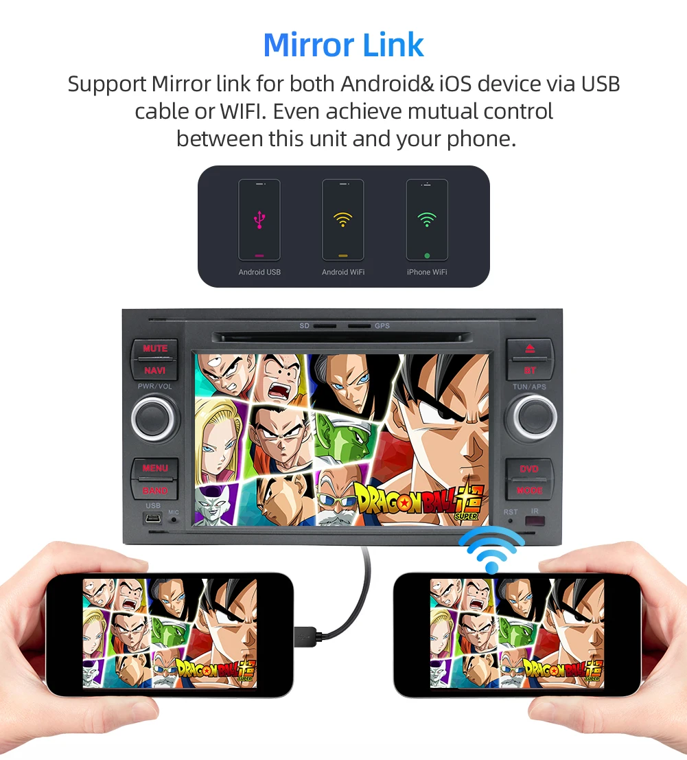PX6 ram 4G+ rom 64G Android 9,0 Восьмиядерный 2Din автомобильный DVD для FORD для FOCUS 2005-2007 Galaxy Transit радио gps для фокусировки камеры