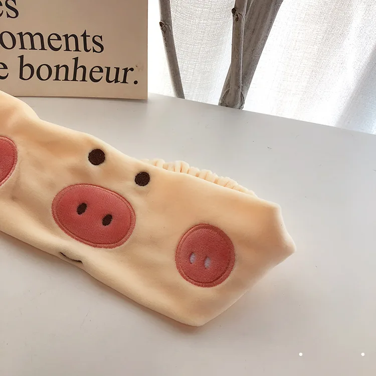 New Cartoon Animal Headband for Women Girls Little Pig Pink Yellow Color Party Friend Wedding Jewelry Accessory |