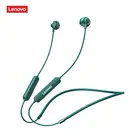 Оригинальные беспроводные наушники Lenovo SH1, Bluetooth 5,0, гарнитура IPX5, водонепроницаемые магнитные наушники с шейным ободом, спортивные наушники с микрофоном