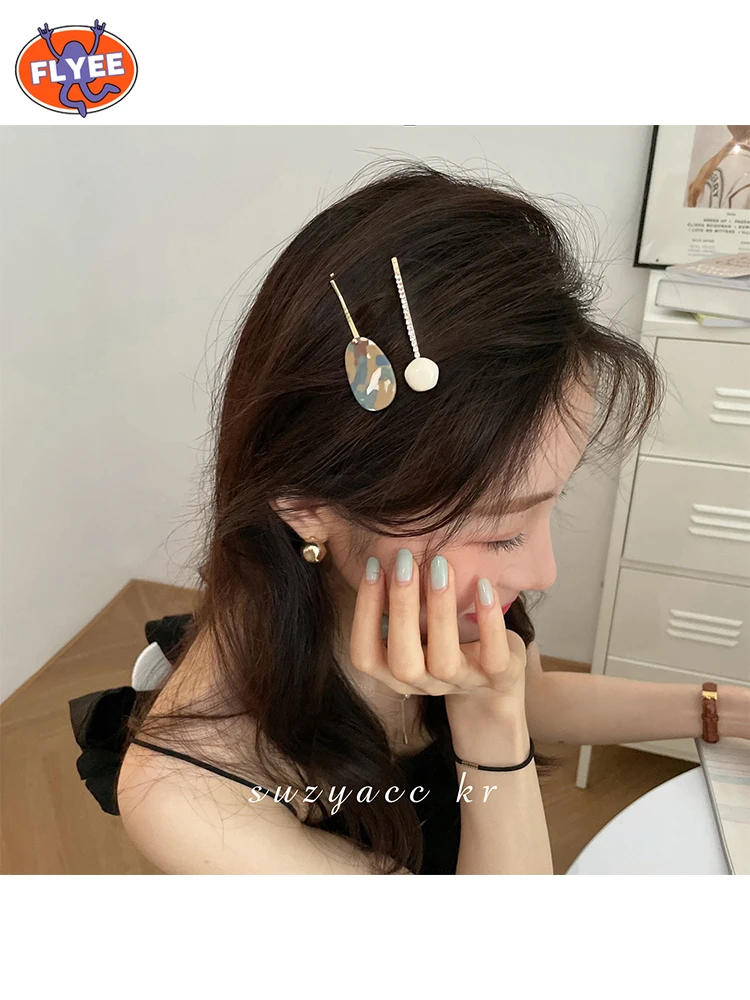 

Simple Metal Hair Clips for Women Geometric Rhombus Gold Silver Color Hairpins Hair Accessories Barrettes Clips